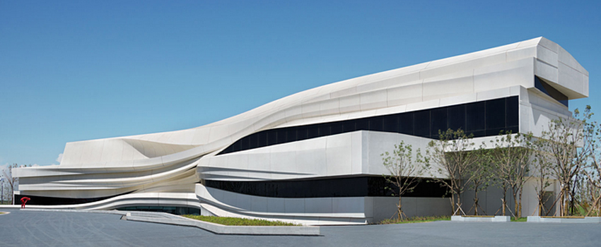 1600多块GRC板组成的风化建筑——银川当代美术馆